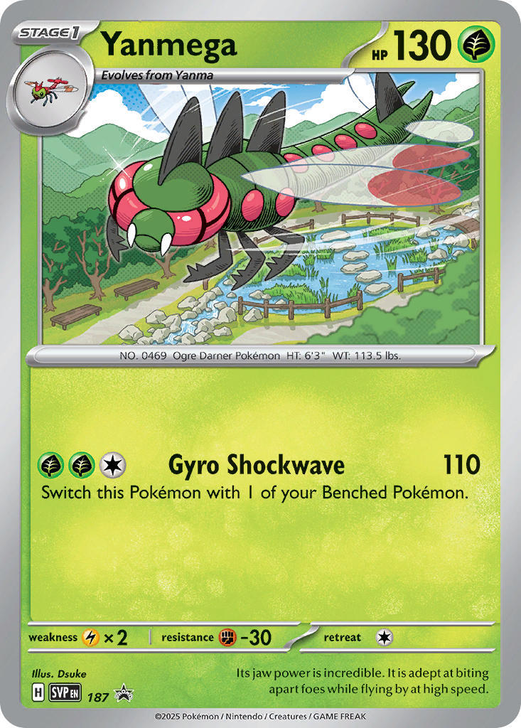 Yanmega (187) [Scarlet & Violet: Black Star Promos] | Gear Gaming Bentonville