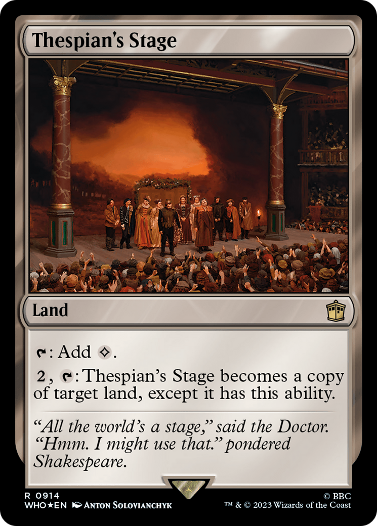 Thespian's Stage (Surge Foil) [Doctor Who] | Gear Gaming Bentonville