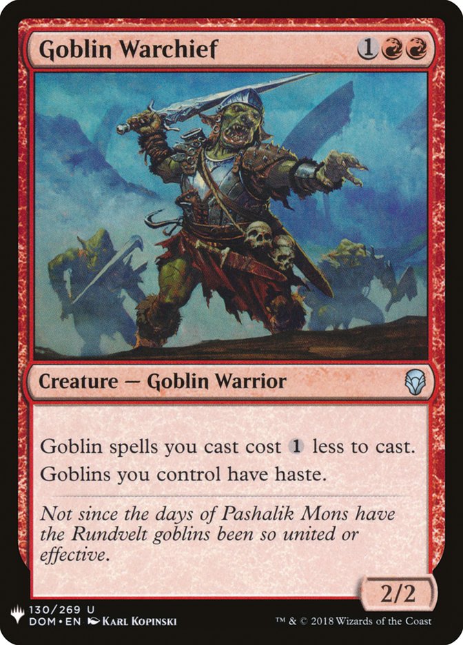 Goblin Warchief [The List] | Gear Gaming Bentonville