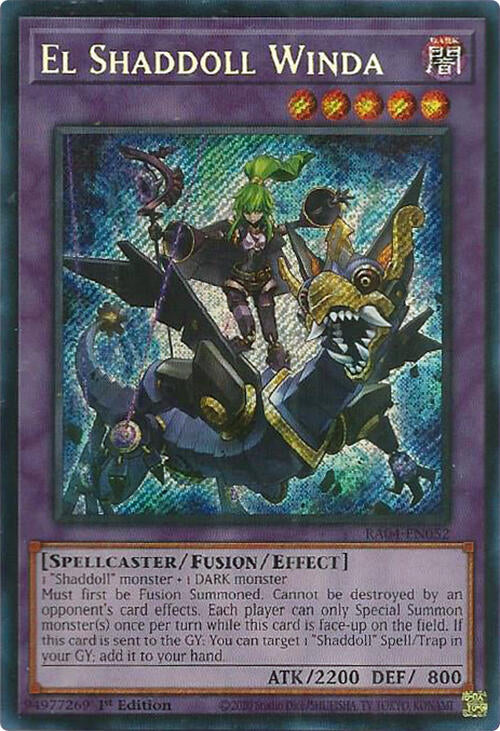 El Shaddoll Winda [RA04-EN052] Secret Rare | Gear Gaming Bentonville
