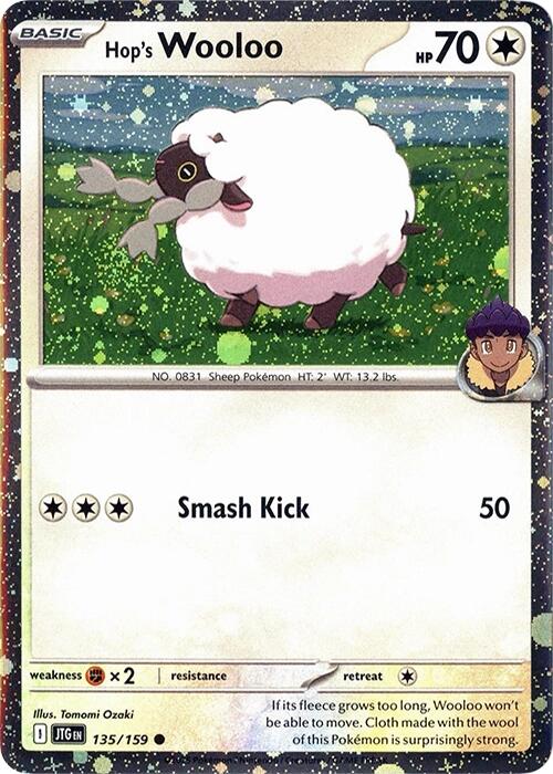 Hop's Wooloo (135/159) (Cosmos Holo) [Scarlet & Violet: Journey Together] | Gear Gaming Bentonville