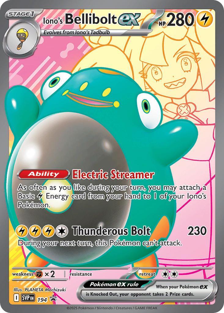 Iono's Bellibolt ex (194) [Scarlet & Violet: Black Star Promos] | Gear Gaming Bentonville