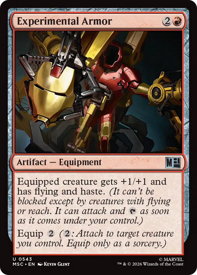 Experimental Armor [Marvel Super Heroes Commander] | Gear Gaming Bentonville