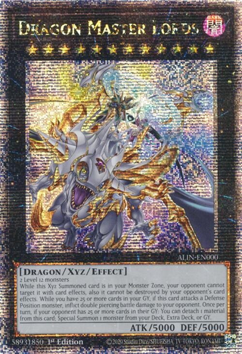 Dragon Master Lords [ALIN-EN000] Quarter Century Secret Rare | Gear Gaming Bentonville