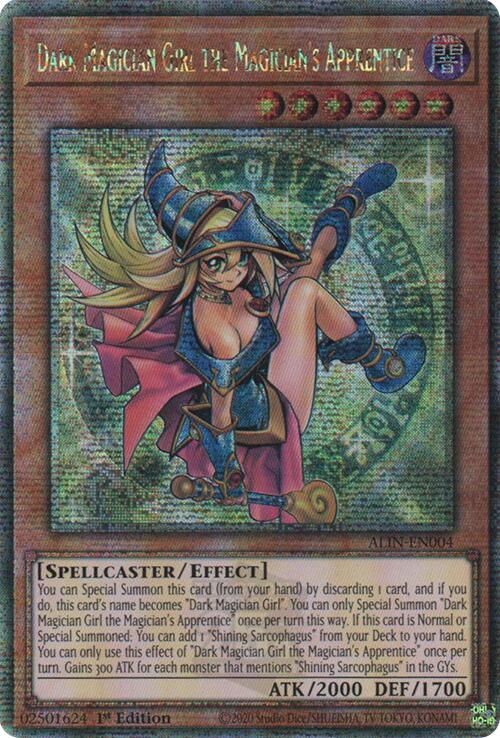 Dark Magician Girl the Magician's Apprentice [ALIN-EN004] Quarter Century Secret Rare | Gear Gaming Bentonville