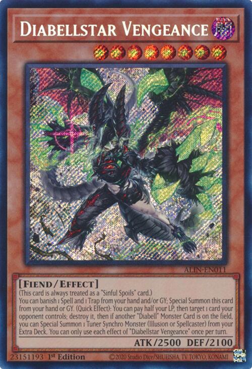 Diabellstar Vengeance [ALIN-EN011] Secret Rare | Gear Gaming Bentonville