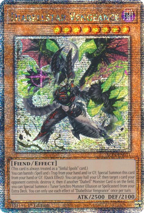 Diabellstar Vengeance [ALIN-EN011] Quarter Century Secret Rare | Gear Gaming Bentonville