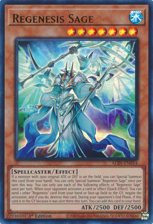 Regenesis Sage [ALIN-EN014] Ultra Rare | Gear Gaming Bentonville