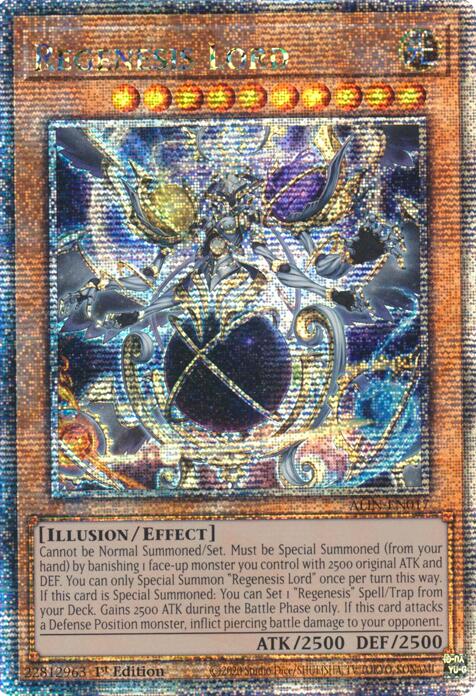 Regenesis Lord [ALIN-EN017] Quarter Century Secret Rare | Gear Gaming Bentonville