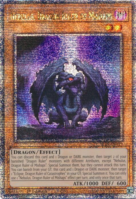 Nebulus, Dragon Ruler of Mishaps [ALIN-EN019] Quarter Century Secret Rare | Gear Gaming Bentonville