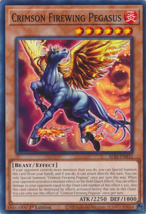 Crimson Firewing Pegasus [ALIN-EN032] Common | Gear Gaming Bentonville