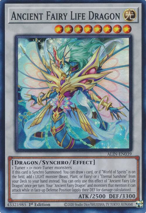 Ancient Fairy Life Dragon [ALIN-EN039] Super Rare | Gear Gaming Bentonville