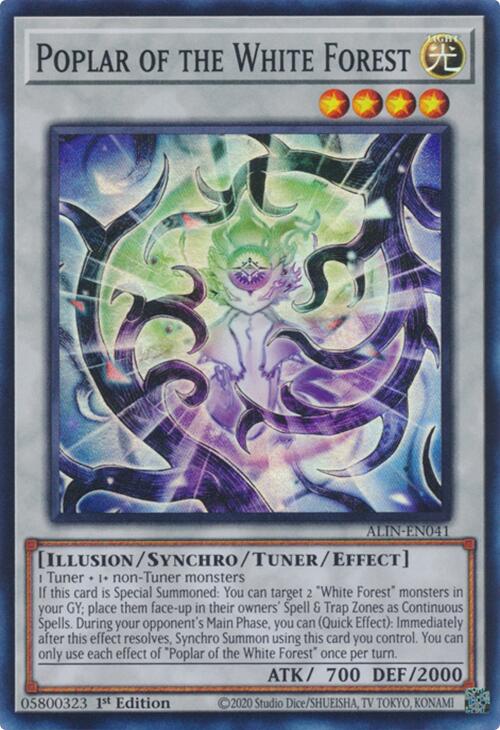 Poplar of the White Forest [ALIN-EN041] Super Rare | Gear Gaming Bentonville