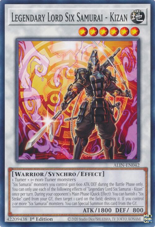 Legendary Lord Six Samurai - Kizan [ALIN-EN042] Common | Gear Gaming Bentonville