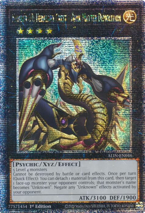Number 69: Heraldry Crest - Dark Matter Demolition [ALIN-EN046] Quarter Century Secret Rare | Gear Gaming Bentonville