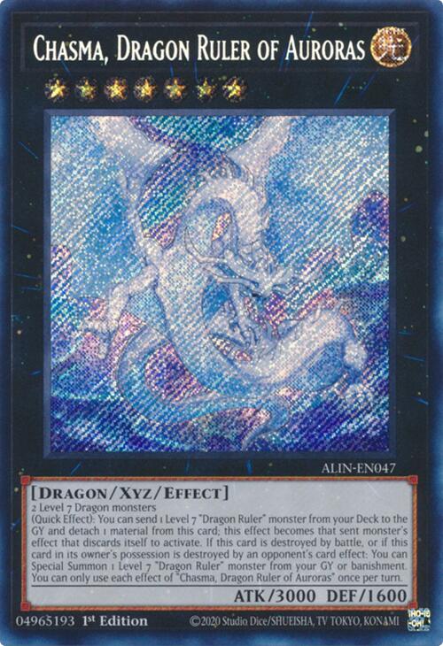 Chasma, Dragon Ruler of Auroras [ALIN-EN047] Secret Rare | Gear Gaming Bentonville
