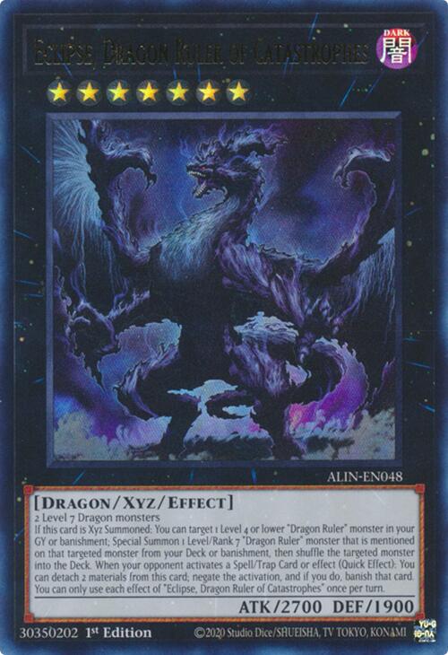 Eclipse, Dragon Ruler of Catastrophes [ALIN-EN048] Ultra Rare | Gear Gaming Bentonville