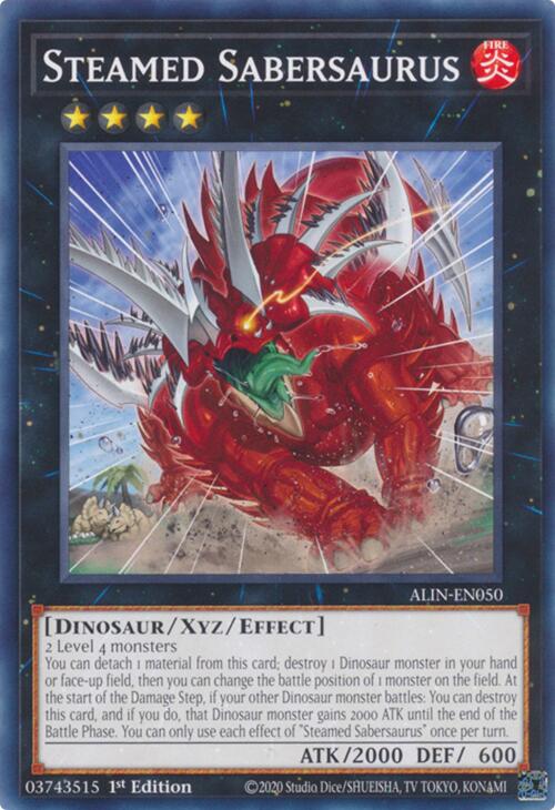 Steamed Sabersaurus [ALIN-EN050] Common | Gear Gaming Bentonville