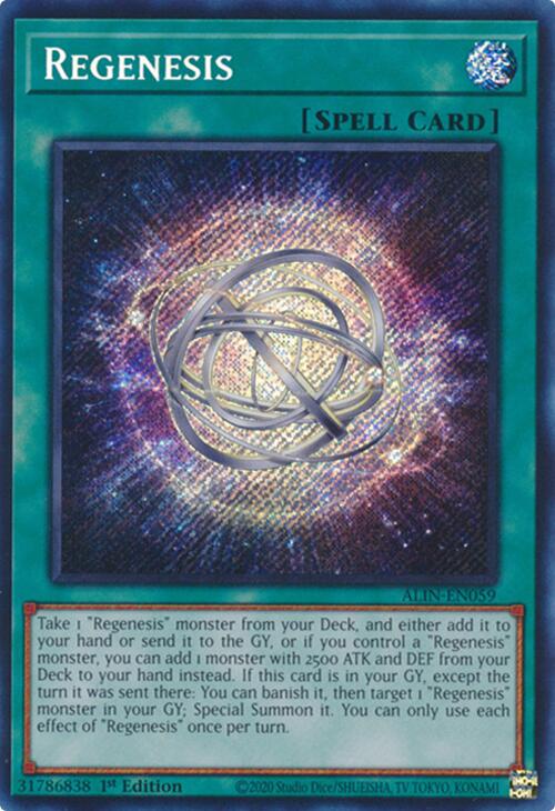 Regenesis [ALIN-EN059] Secret Rare | Gear Gaming Bentonville