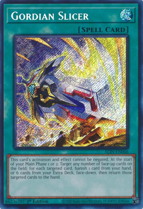 Gordian Slicer [ALIN-EN066] Secret Rare | Gear Gaming Bentonville