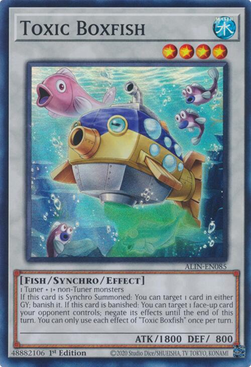 Toxic Boxfish [ALIN-EN085] Super Rare | Gear Gaming Bentonville