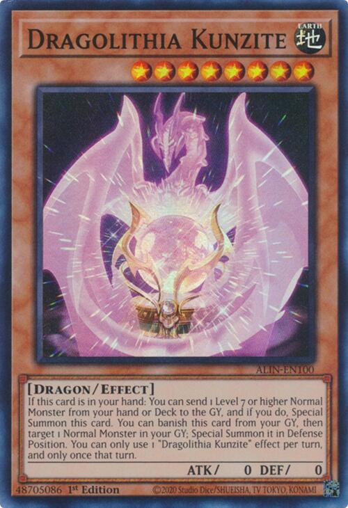 Dragolithia Kunzite [ALIN-EN100] Super Rare | Gear Gaming Bentonville