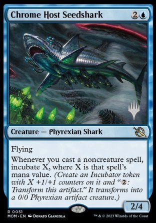 Chrome Host Seedshark (Promo Pack) [March of the Machine Promos] | Gear Gaming Bentonville