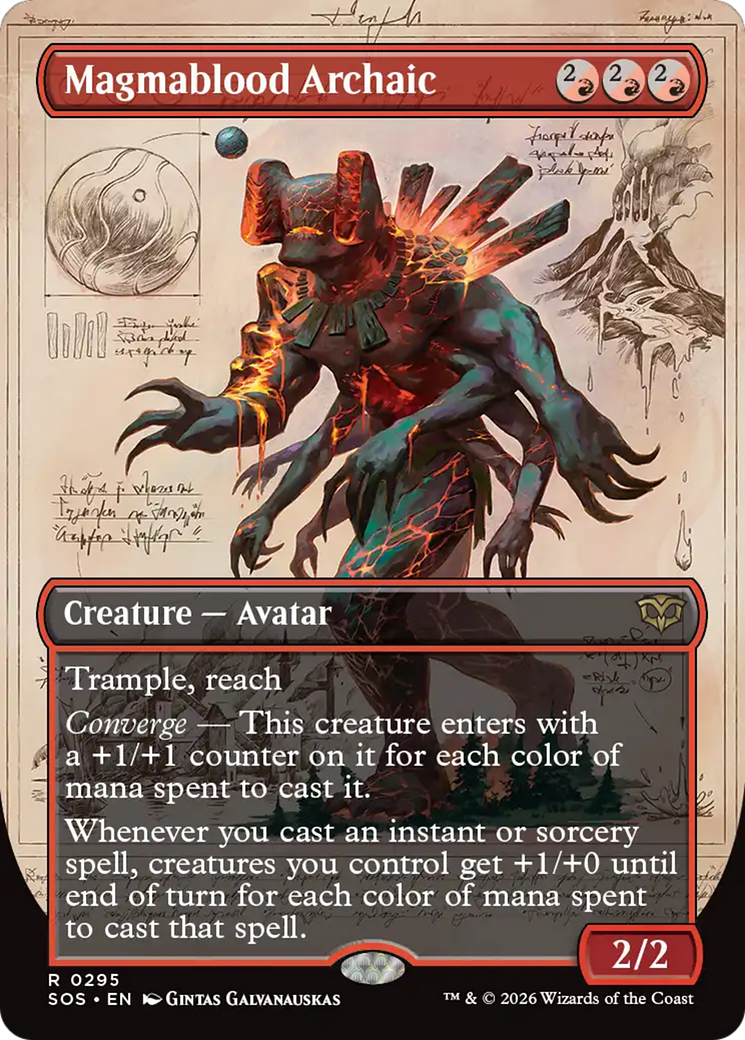 Magmablood Archaic (Borderless) [Secrets of Strixhaven] | Gear Gaming Bentonville
