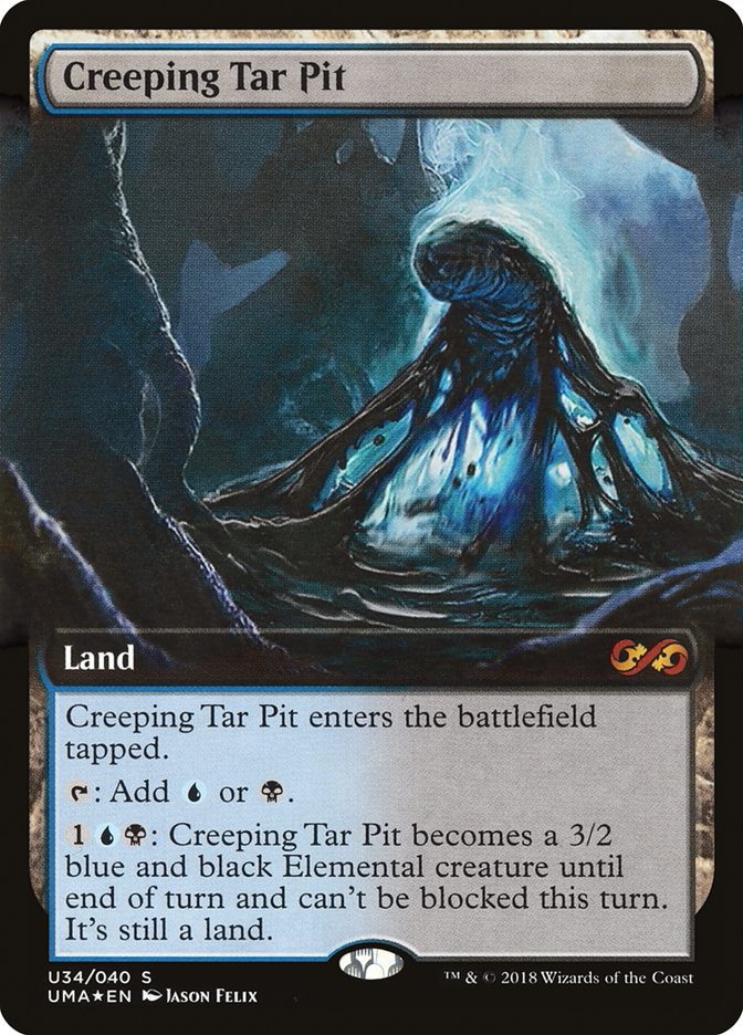 Creeping Tar Pit (Topper) [Ultimate Masters Box Topper] | Gear Gaming Bentonville