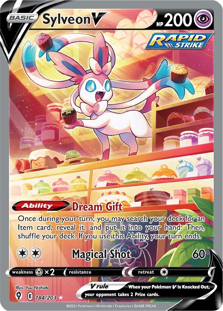 Sylveon V (184/203) [Sword & Shield: Evolving Skies] | Gear Gaming Bentonville