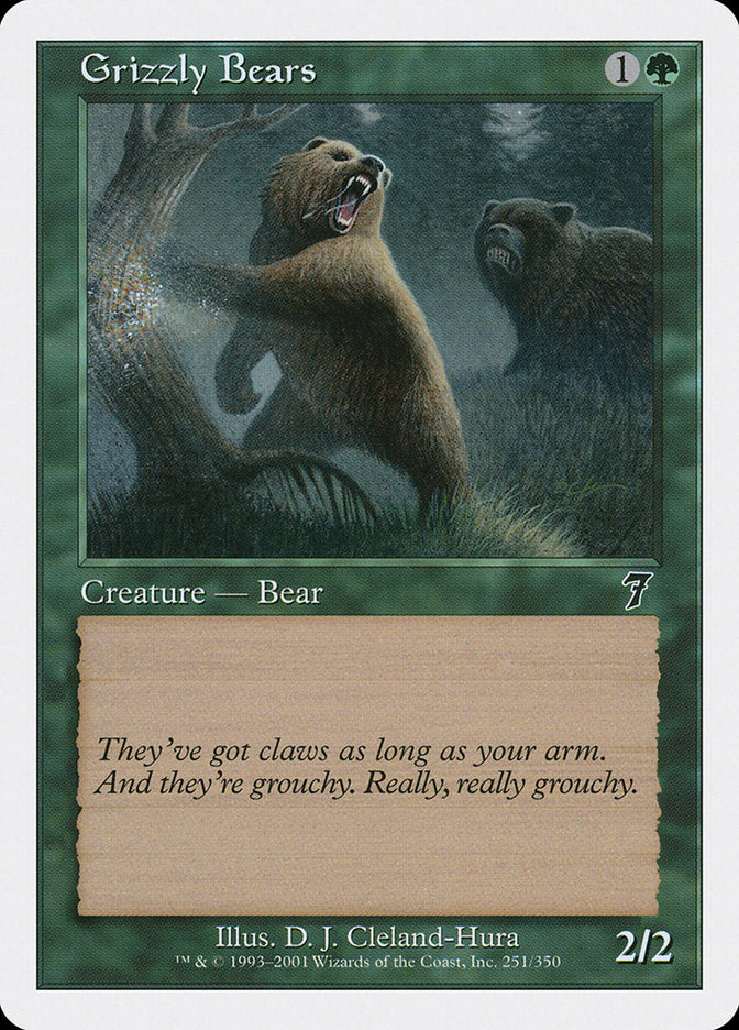 Grizzly Bears [Seventh Edition] | Gear Gaming Bentonville