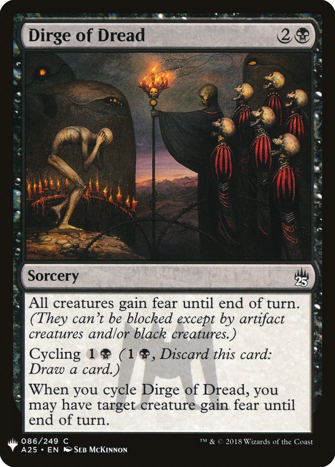 Dirge of Dread [Mystery Booster] | Gear Gaming Bentonville