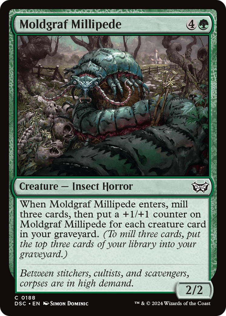 Moldgraf Millipede [Duskmourn: House of Horror Commander] | Gear Gaming Bentonville