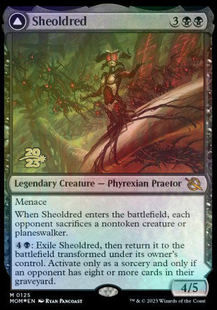 Sheoldred // The True Scriptures [March of the Machine Prerelease Promos] | Gear Gaming Bentonville