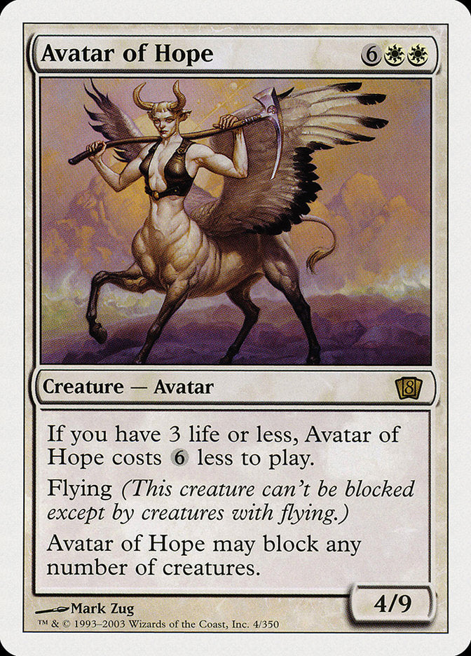 Avatar of Hope [Eighth Edition] | Gear Gaming Bentonville