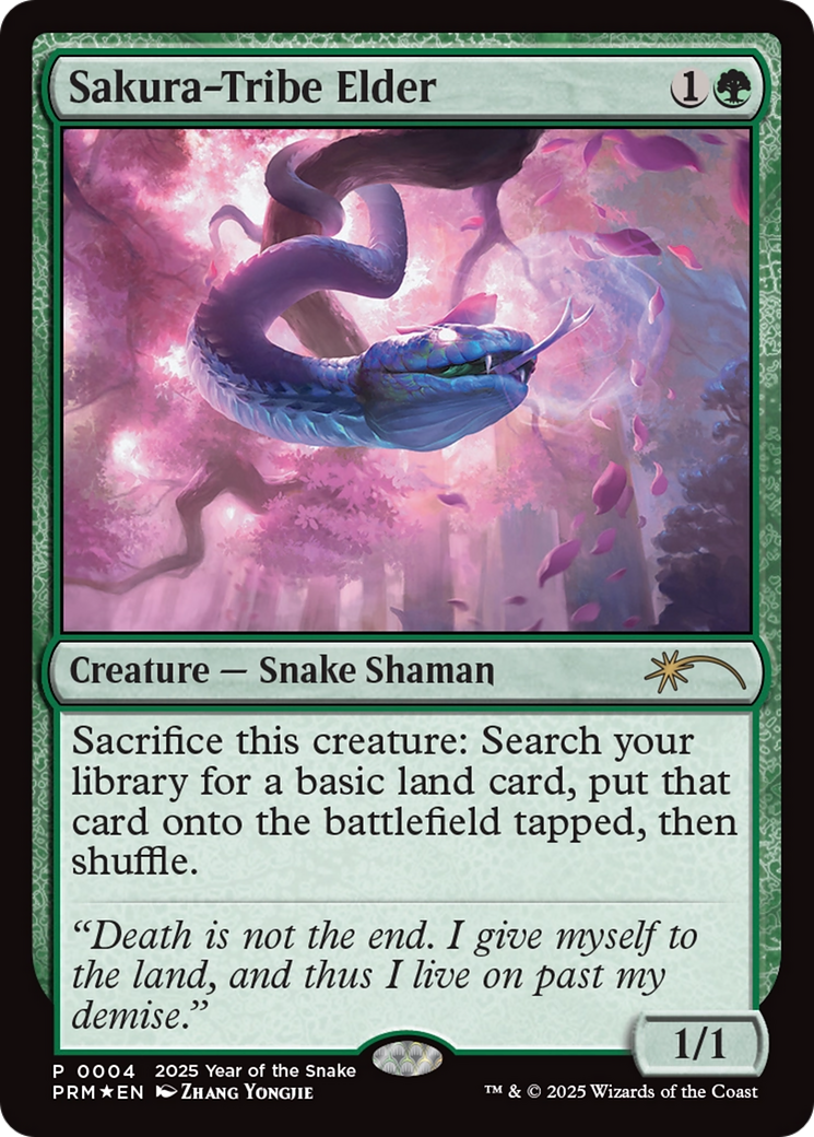Sakura-Tribe Elder (Year of the Snake 2025) [Standard Showdown Promos] | Gear Gaming Bentonville