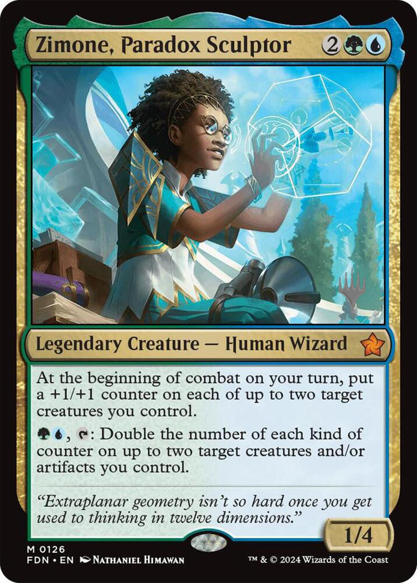 Zimone, Paradox Sculptor (Promo Pack) [Foundations Promos] | Gear Gaming Bentonville