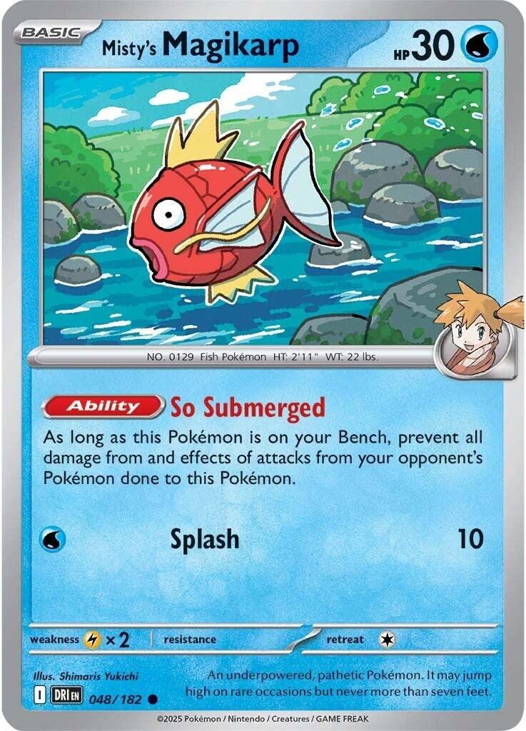 Misty's Magikarp (048/182) [Scarlet & Violet: Destined Rivals] | Gear Gaming Bentonville
