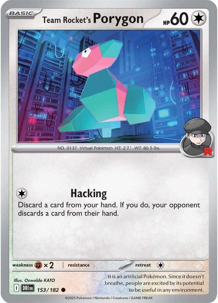 Team Rocket's Porygon (153/182) [Scarlet & Violet: Destined Rivals] | Gear Gaming Bentonville