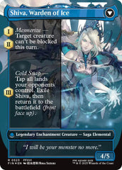 Jill, Shiva's Dominant // Shiva, Warden of Ice (Borderless) (Surge Foil) [FINAL FANTASY] | Gear Gaming Bentonville