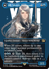 Jill, Shiva's Dominant // Shiva, Warden of Ice (Borderless) (Surge Foil) [FINAL FANTASY] | Gear Gaming Bentonville