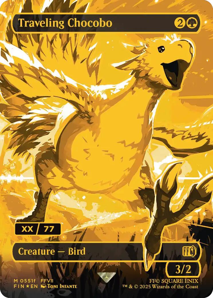 Traveling Chocobo (Borderless) (Serial Numbered) [FINAL FANTASY] | Gear Gaming Bentonville