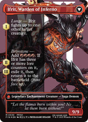 Clive, Ifrit's Dominant // Ifrit, Warden of Inferno (Borderless) (Surge Foil) [FINAL FANTASY] | Gear Gaming Bentonville