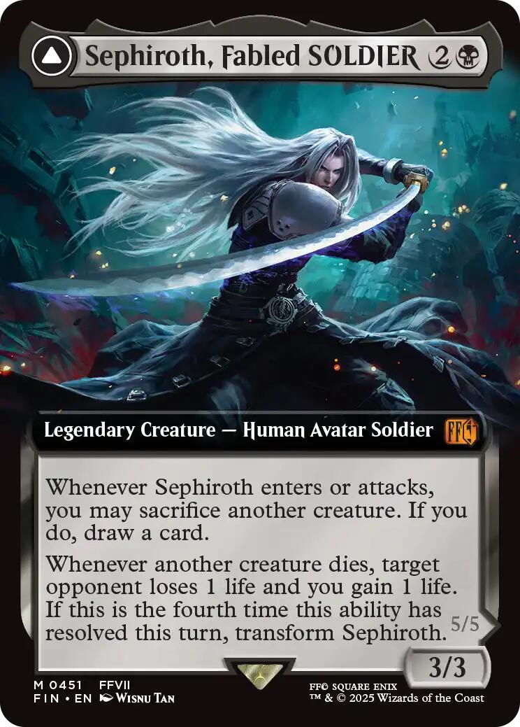 Sephiroth, Fabled SOLDIER // Sephiroth, One-Winged Angel (Extended Art) [FINAL FANTASY] | Gear Gaming Bentonville