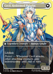 Cecil, Dark Knight // Cecil, Redeemed Paladin (Borderless) (Surge Foil) [FINAL FANTASY] | Gear Gaming Bentonville