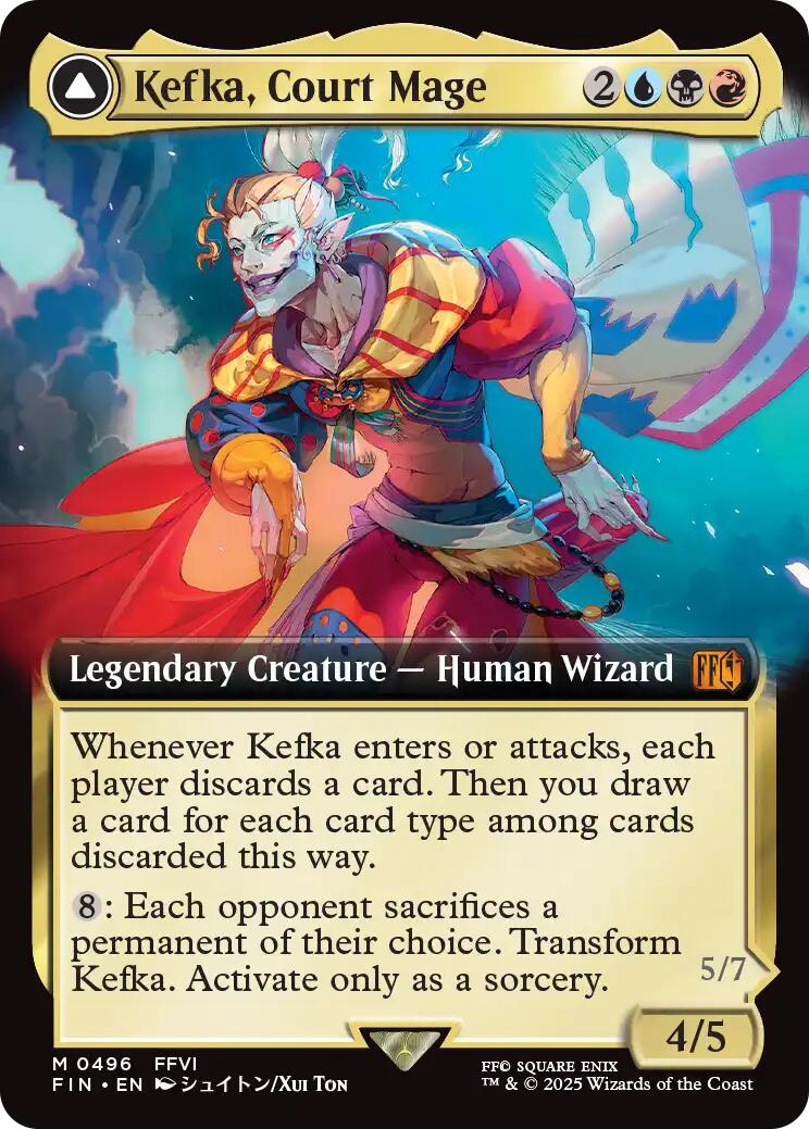 Kefka, Court Mage // Kefka, Ruler of Ruin (Extended Art) [FINAL FANTASY] | Gear Gaming Bentonville