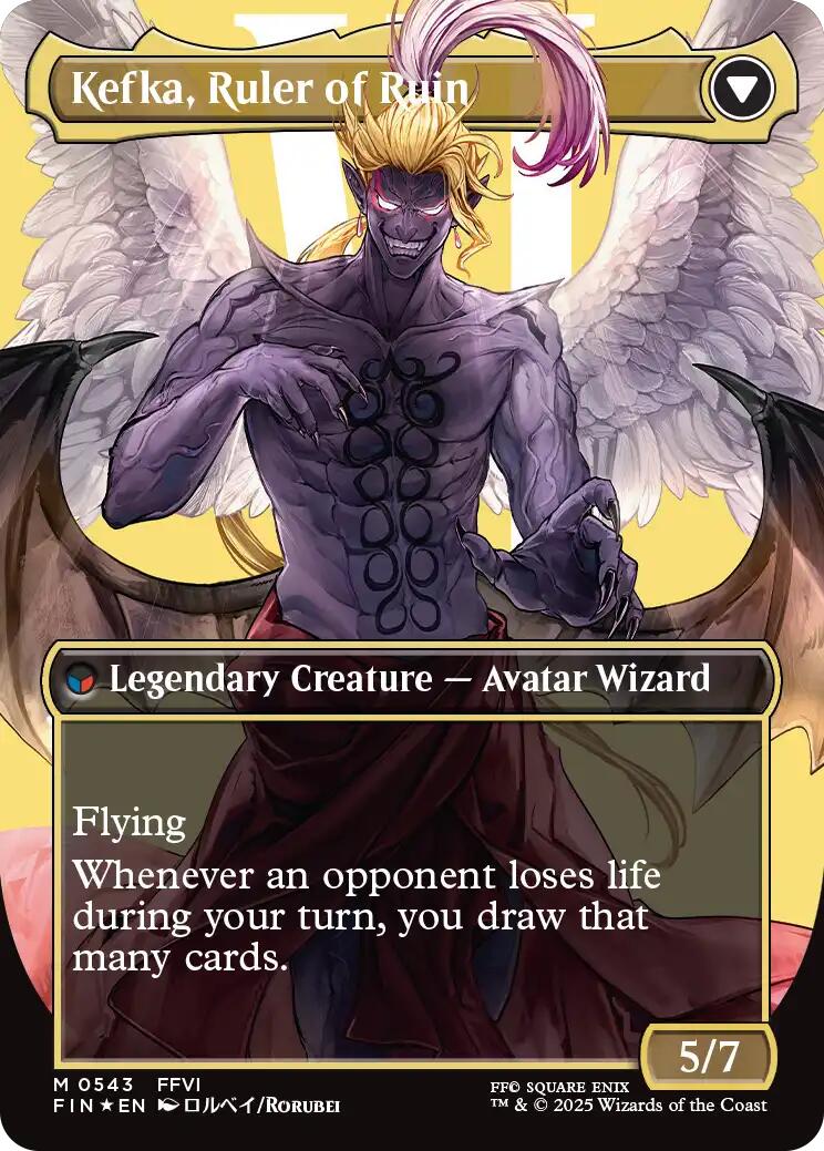 Kefka, Court Mage // Kefka, Ruler of Ruin (Borderless) (Surge Foil) [FINAL FANTASY] | Gear Gaming Bentonville