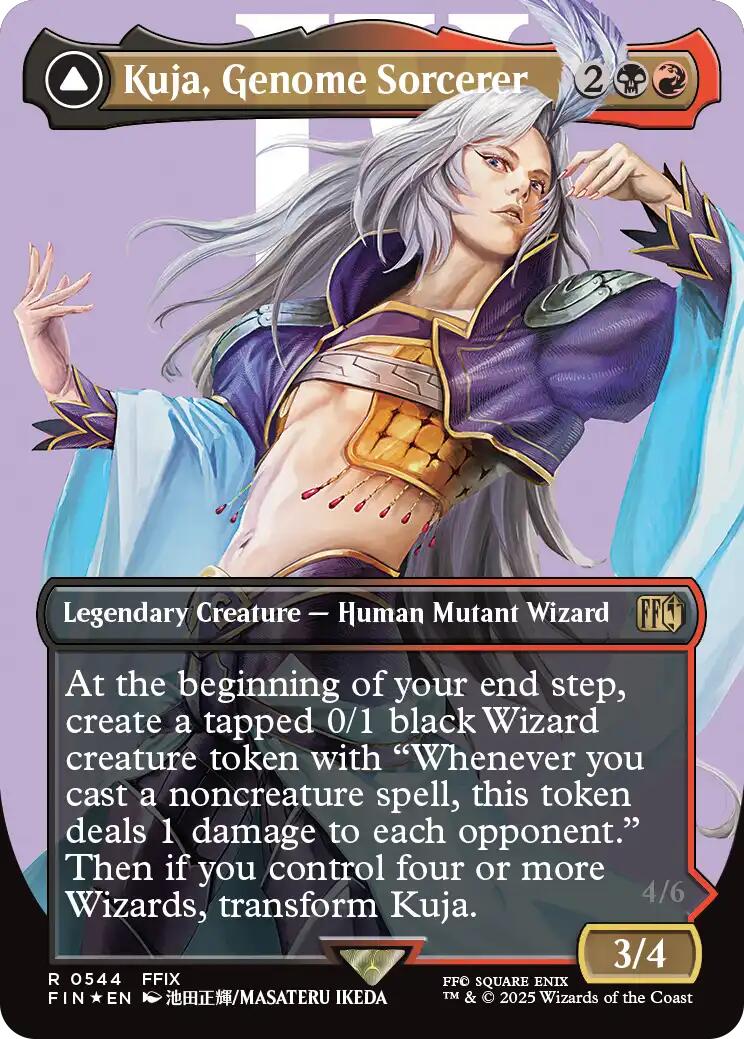 Kuja, Genome Sorcerer // Trance Kuja, Fate Defied (Borderless) (Surge Foil) [FINAL FANTASY] | Gear Gaming Bentonville