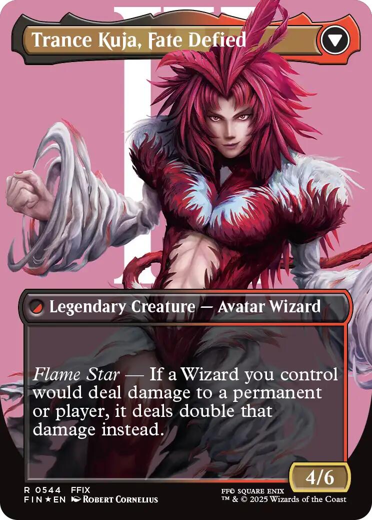 Kuja, Genome Sorcerer // Trance Kuja, Fate Defied (Borderless) (Surge Foil) [FINAL FANTASY] | Gear Gaming Bentonville