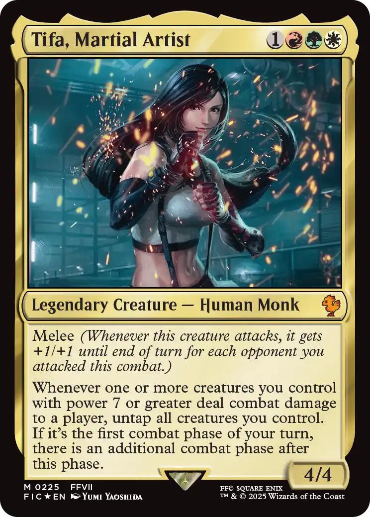 Tifa, Martial Artist (Surge Foil) [FINAL FANTASY Commander] | Gear Gaming Bentonville